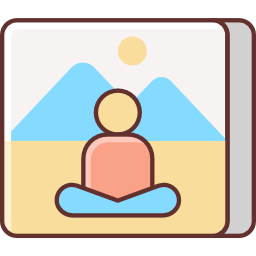 yoga position icon