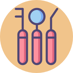 Dentist tools icon