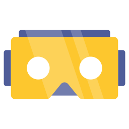 Cardboard glasses icon