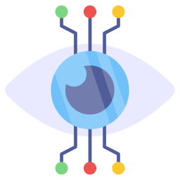 Cyber eye icon