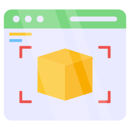 3d cube icon