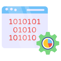 Digital code icon