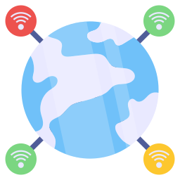 wi-fi in tutto il mondo icona