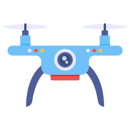Воздушный дрон иконка