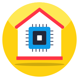 Digital house icon