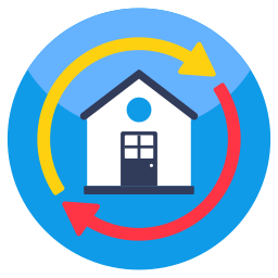 House shifting icon