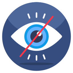 Blind eye icon
