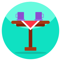 Cocktail table icon