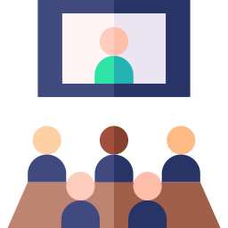 Виртуальная встреча иконка