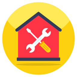 reparatie aan huis icoon