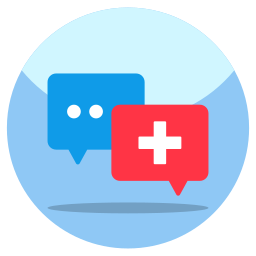 Healthcare chat icon