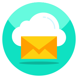 Cloud mail icon