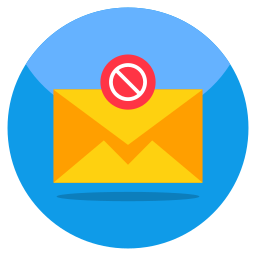 e-mail abgelehnt icon