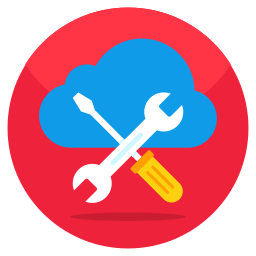 Cloud setting icon