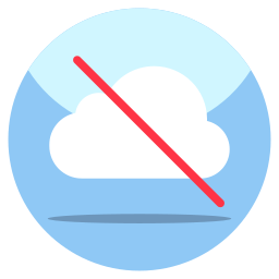 technologia chmurowa ikona