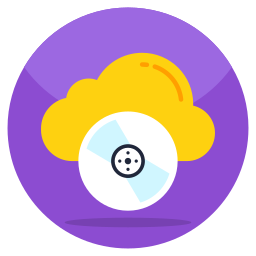 Cloud hardware icon