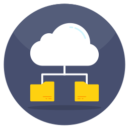 documento cloud icona