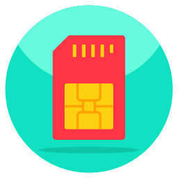 Mobile chip icon
