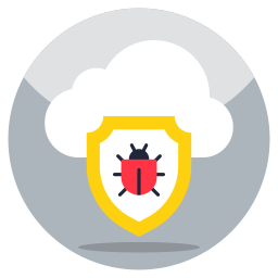 Cloud safety icon