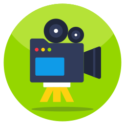 Movie camcorder icon