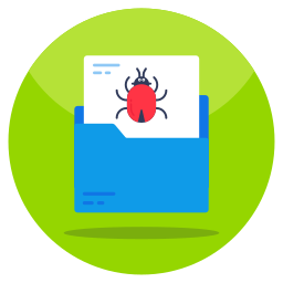 Infected document icon
