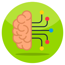 Digital mind icon