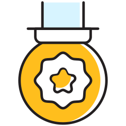 medalla icono
