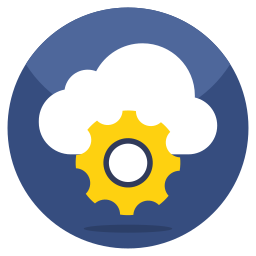 tecnologia cloud icona