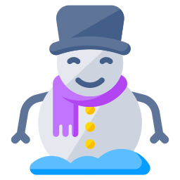 marioneta de nieve icono