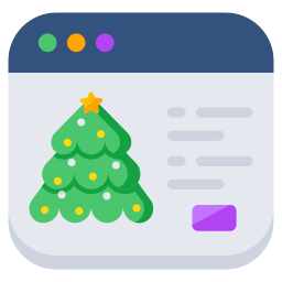 Christmas webpage icon
