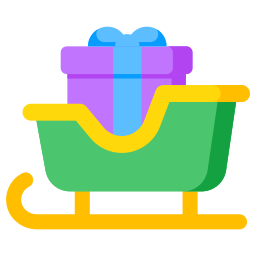 geschenke schlitten icon