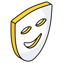 glückliche maske icon