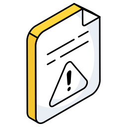 File alert icon