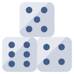 Dice game icon