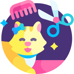 Pet grooming icon