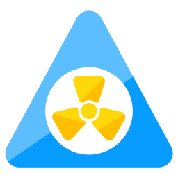 Nuclear sign icon