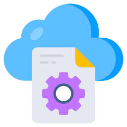 configuration cloud Icône