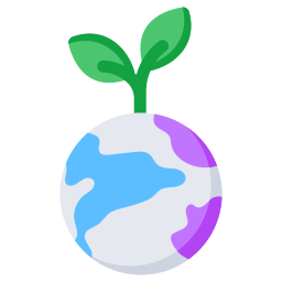 pianta globale icona