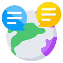 Global communication icon