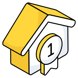 emblema della casa icona