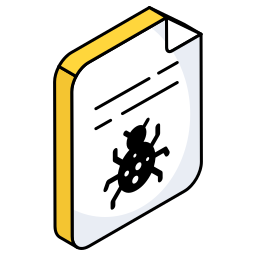 infiziertes dokument icon