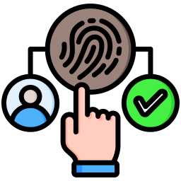 autenticazione biometrica icona