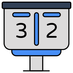 punteggio digitale icona