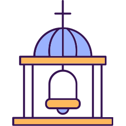 cloche d'église Icône