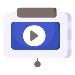 multimedia-präsentation icon