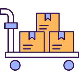 Cart shopping fast icon