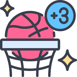 Basketball goal icon