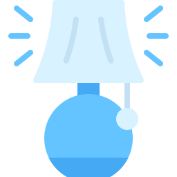 verstelbare lamp icoon