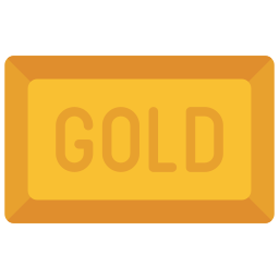Золотой слиток иконка