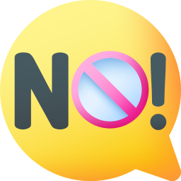 Say no icon